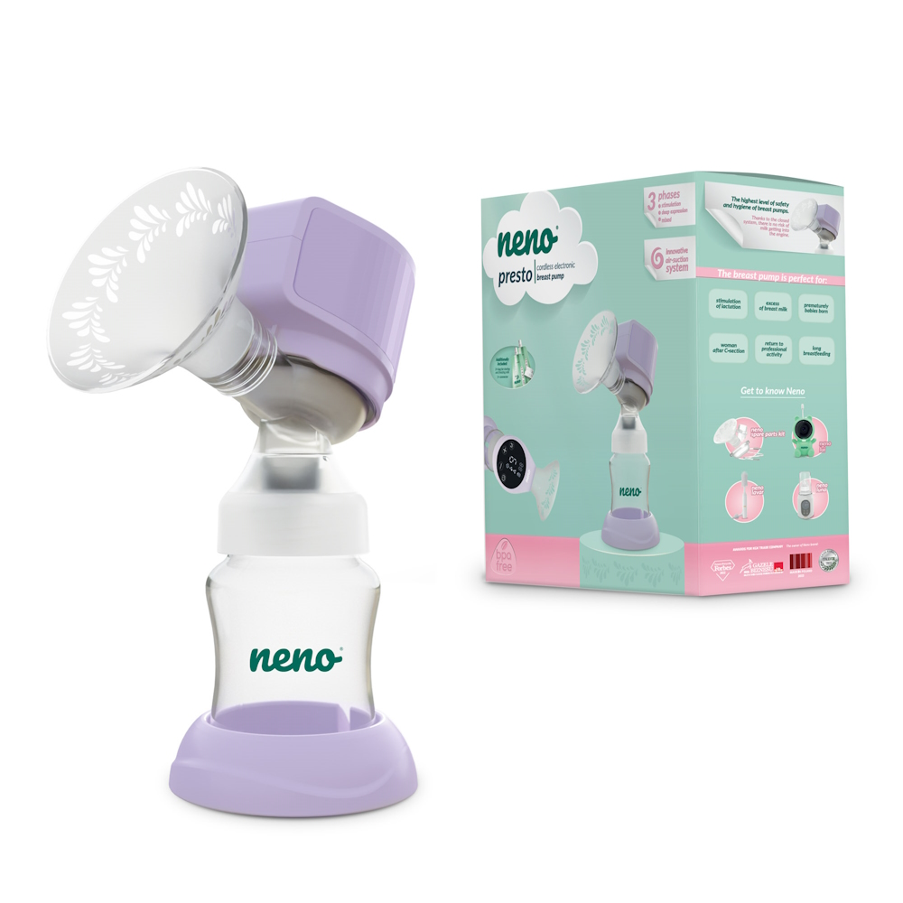 Neno Presto trådlös bröstmjölkpump med tre faser
