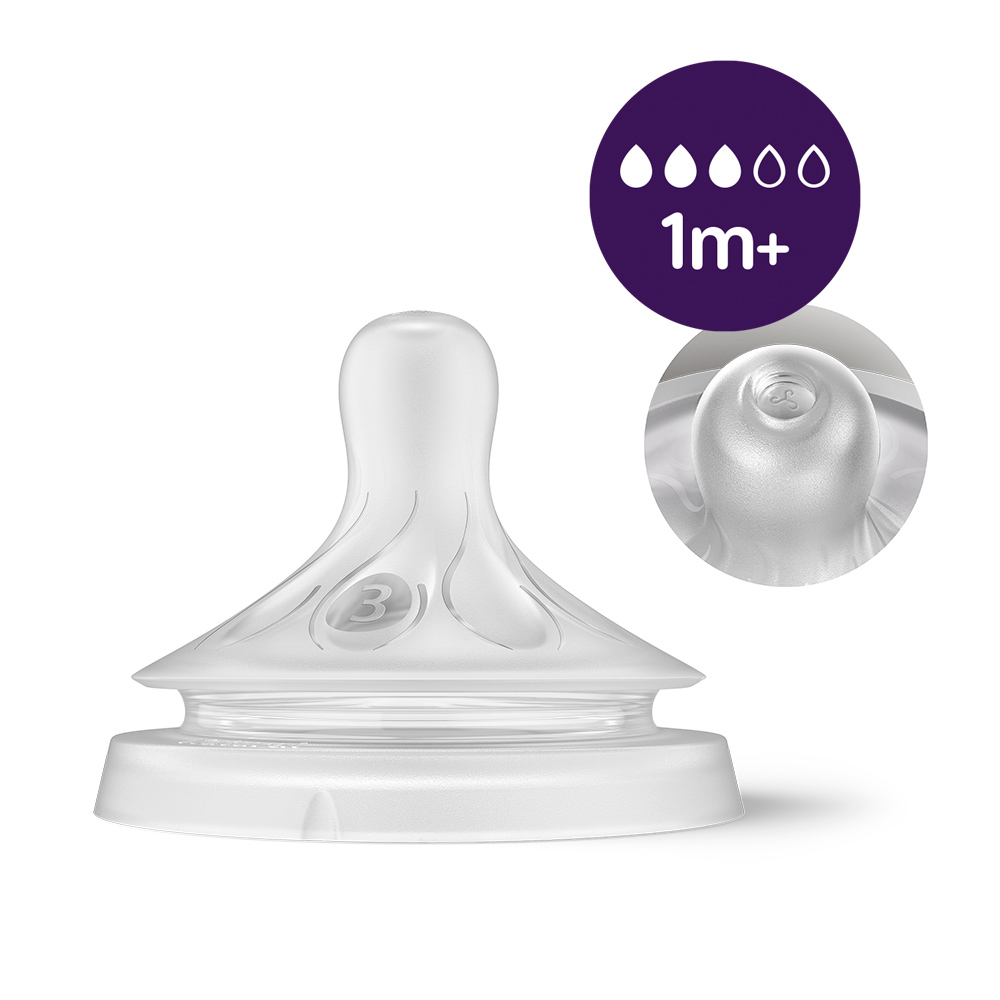 Philips AVENT nappflaska Natural Response 260ml blå