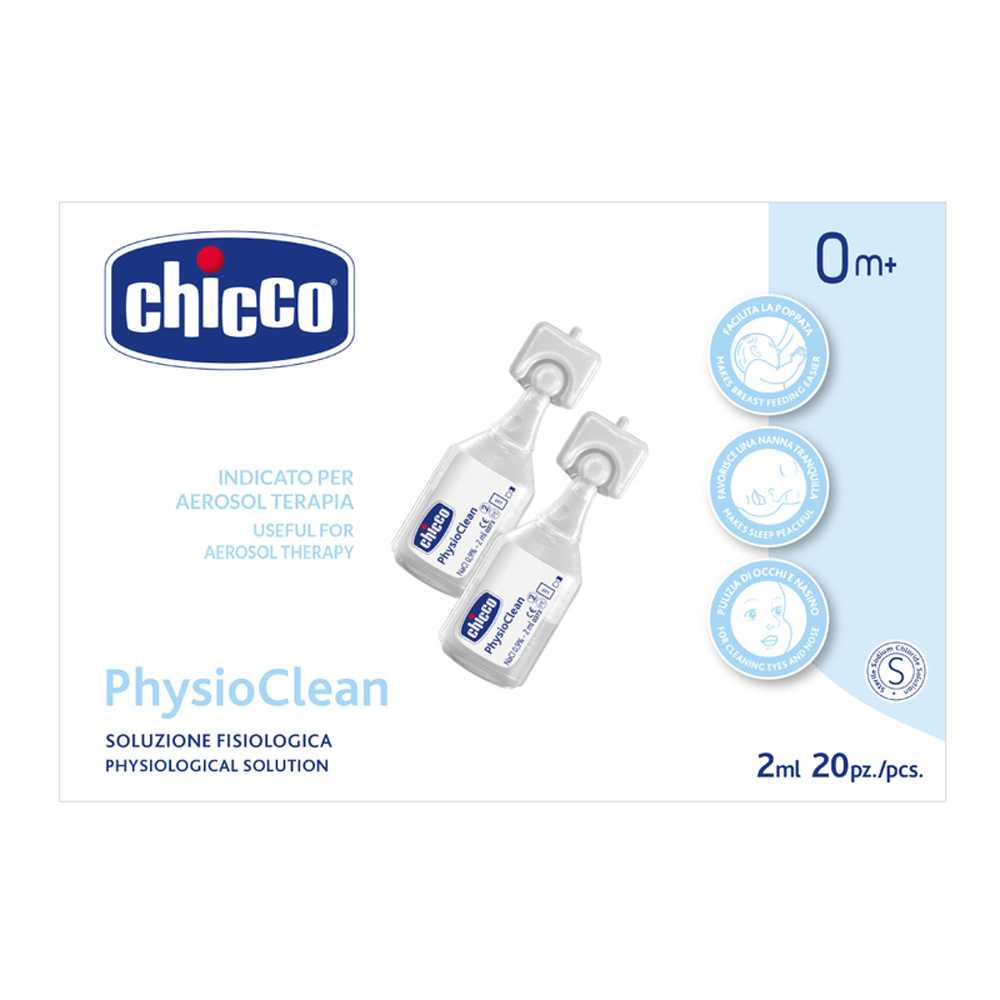 Chicco Fysiologisk saltlösning ampullar 20 x 2 ml