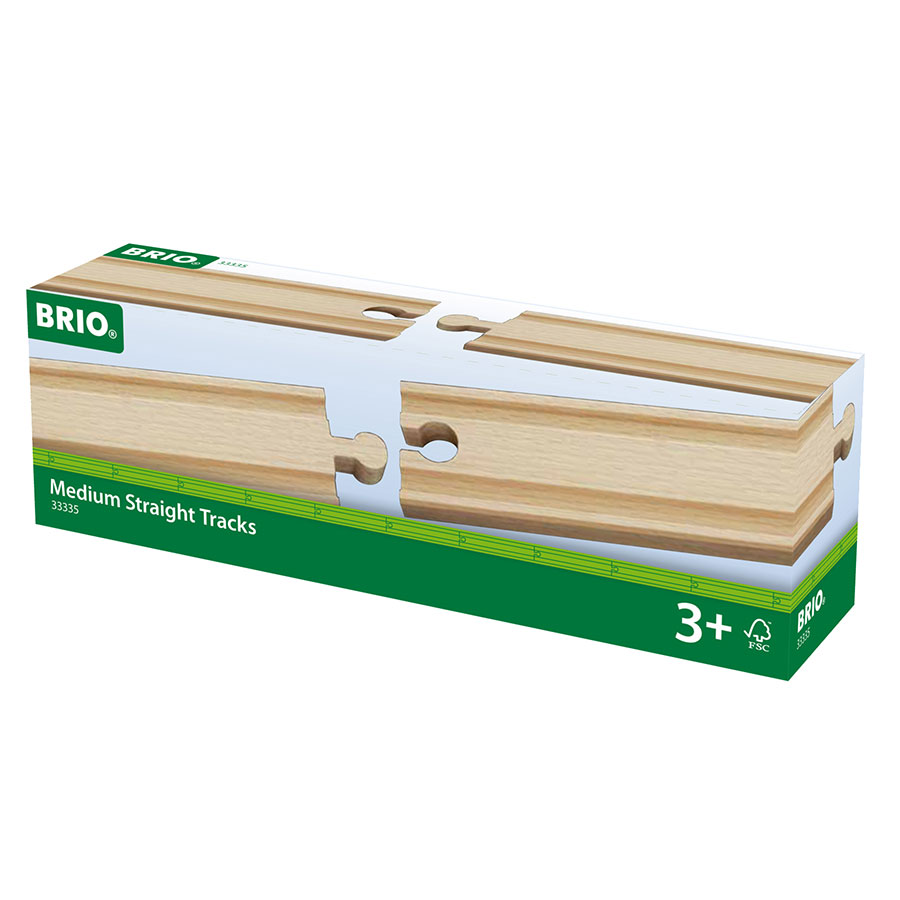 Brio 33335 4 stycken medelstora raka spår.