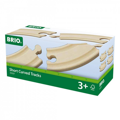 Brio 33337 4 stycken korta kurvspår