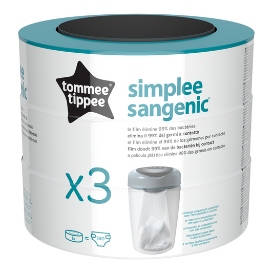 Tommee Tippee påfyllning till Sangenic Simplee 3 stycken