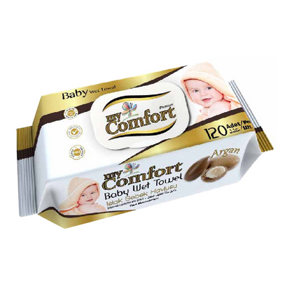 My Comfort våtservett med lock, 120 stycken, med arganolja