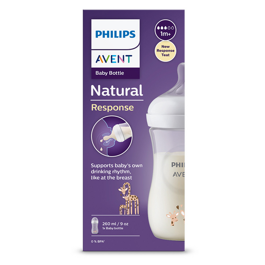 Philips AVENT nappflaska Natural Response 260ml giraff