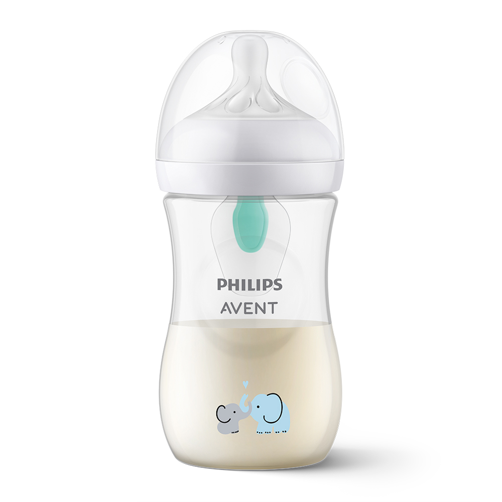 Philips AVENT nappflaska Natural Response AirFree 260ml elefant