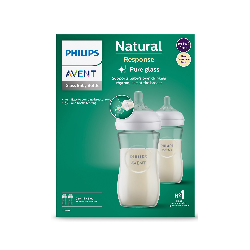 Philips AVENT nappflaska Natural Response 240ml 2styck